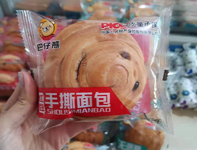 巴仔熊红豆手撕面包